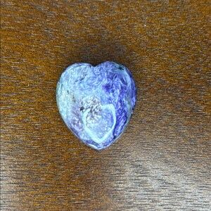 Charoite Heart
